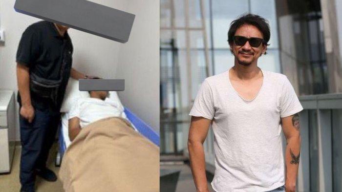 Kolase Siswa Binus Korban Perundungan (kiri) dan Artis Vincent Rompies (kanan).