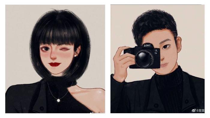 PP Couple Anime Tema Gelap (1)