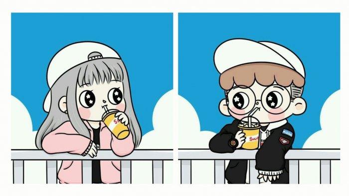 PP Couple Wa Aesthetic yang Bikin Profil Wa Bersama Pacar Makin Keren