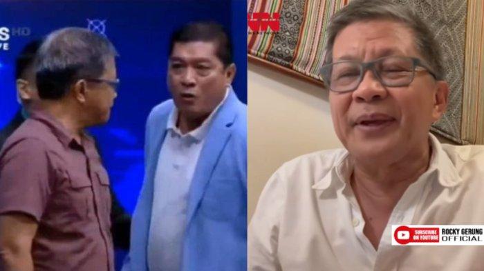 Rocky Gerung akhirnya buka suara usai video adu mulut dengan Silfester Matutina saat debat di salah satu stasiun televisi viral di media sosial.