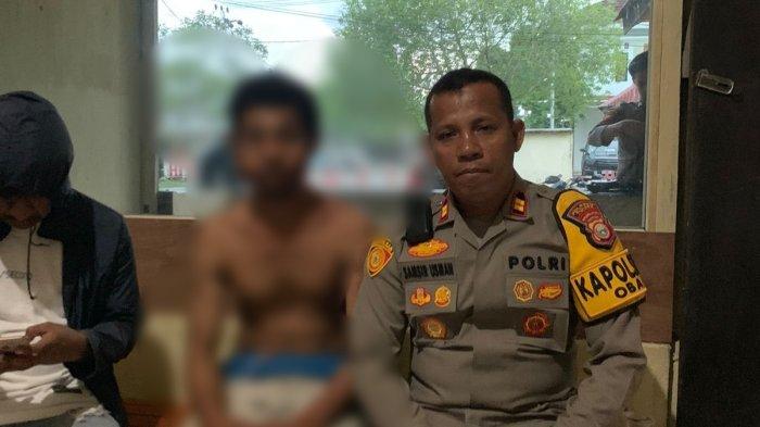 SMY saat diamankan Polresta Tidore.