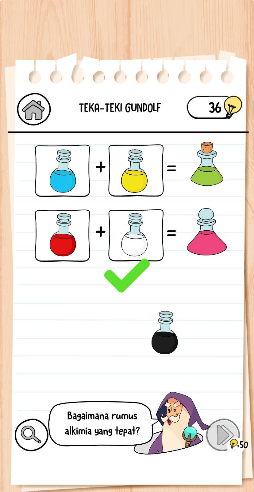 Ilustrasi Brain Test 3 Level 210