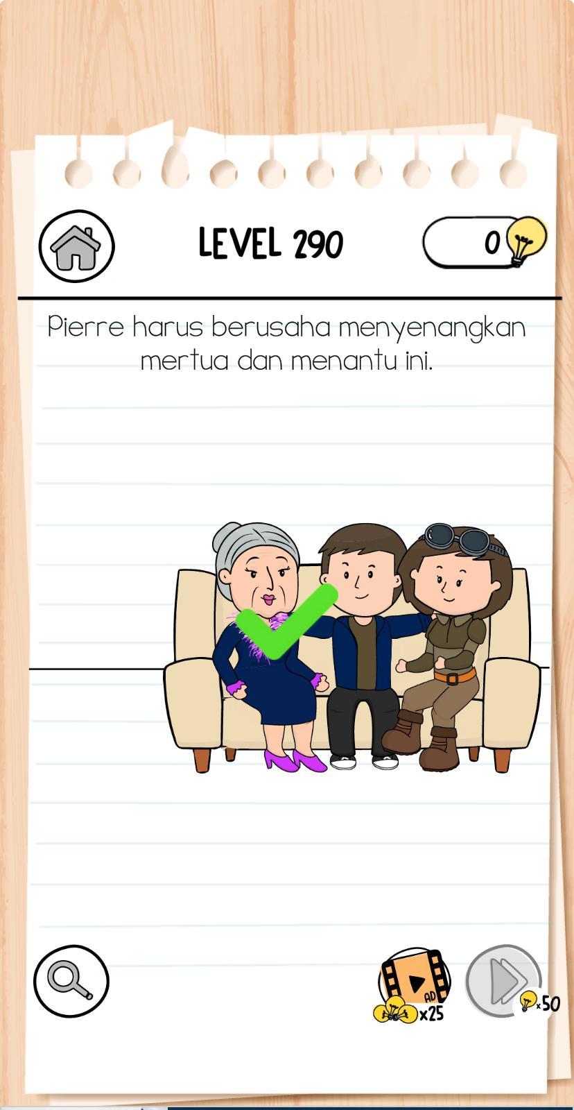 Ilustrasi Brain Test 3 Tricky Quest Level 290