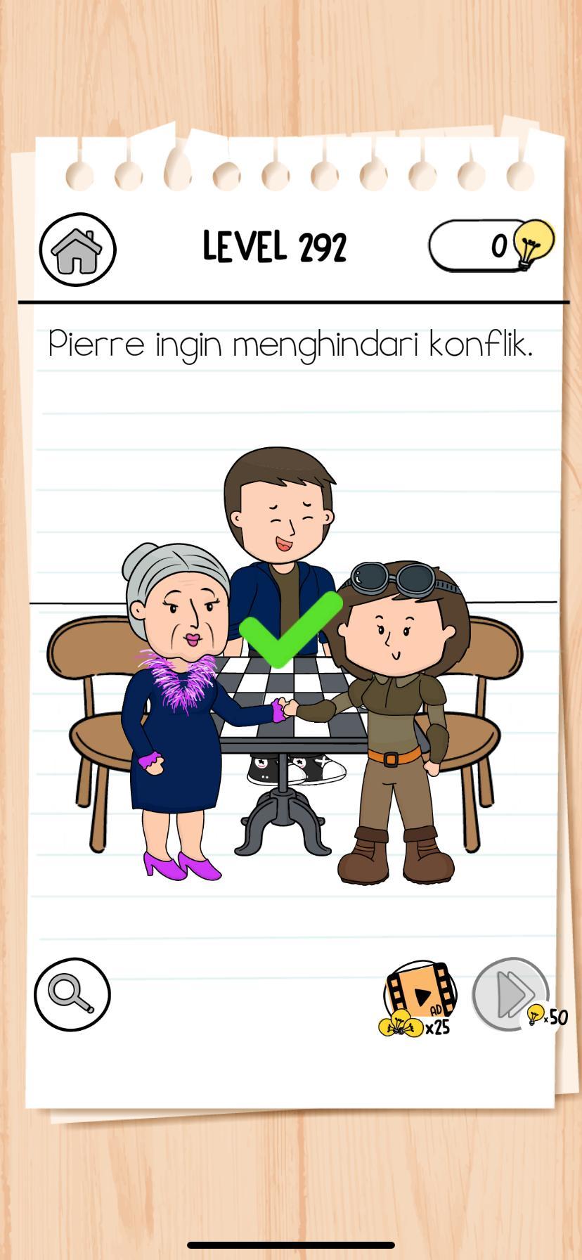 Ilustrasi Brain Test 3 Tricky Quest Level 292