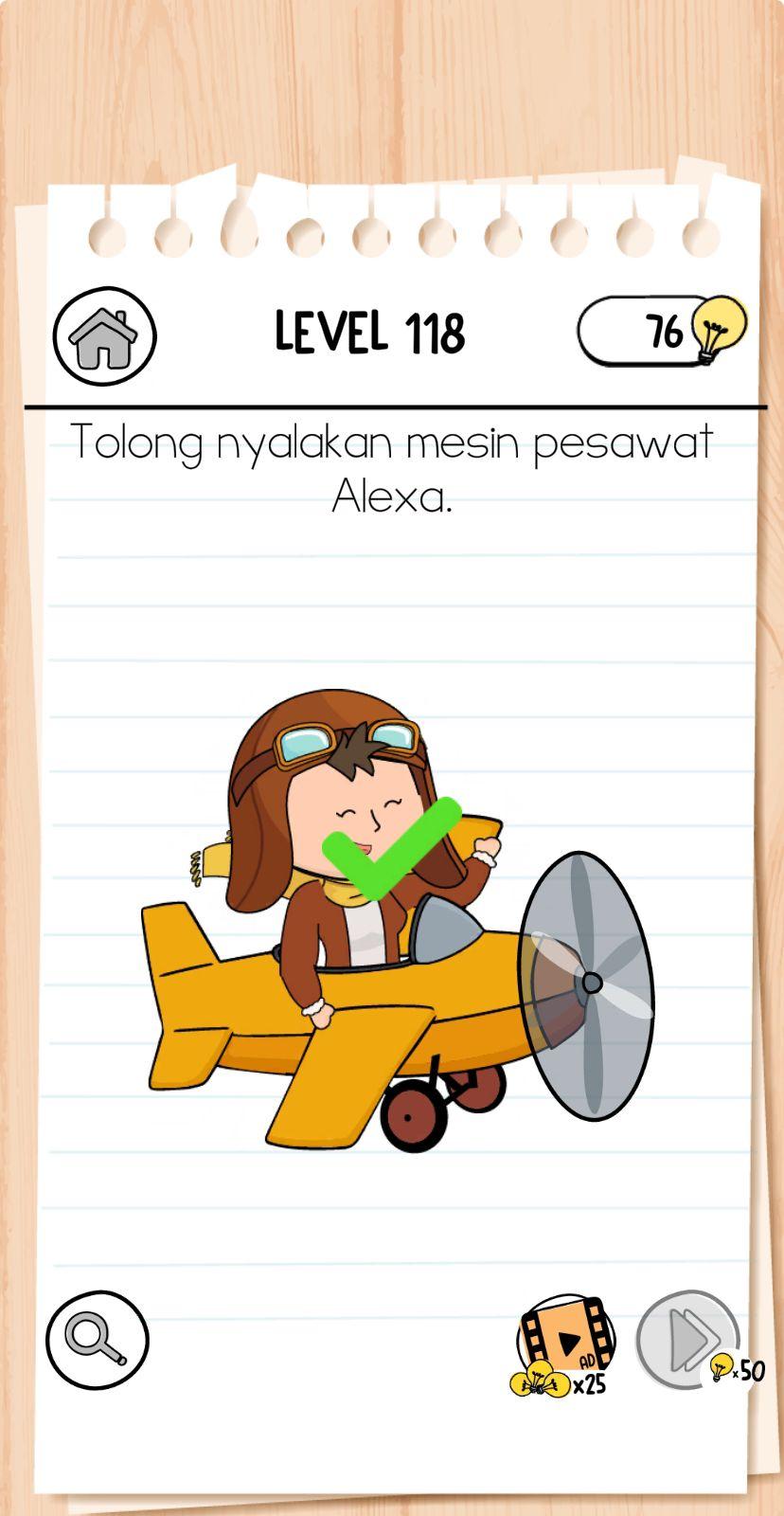 Ilustasi Brain Test Level 118