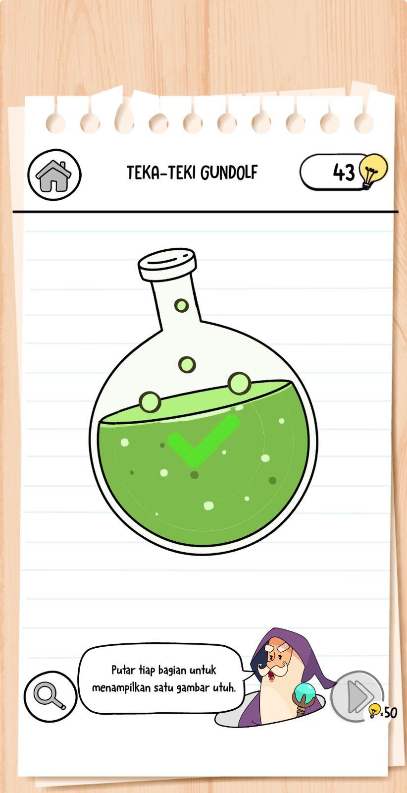 Ilustrasi Brain Test 3 Level 205