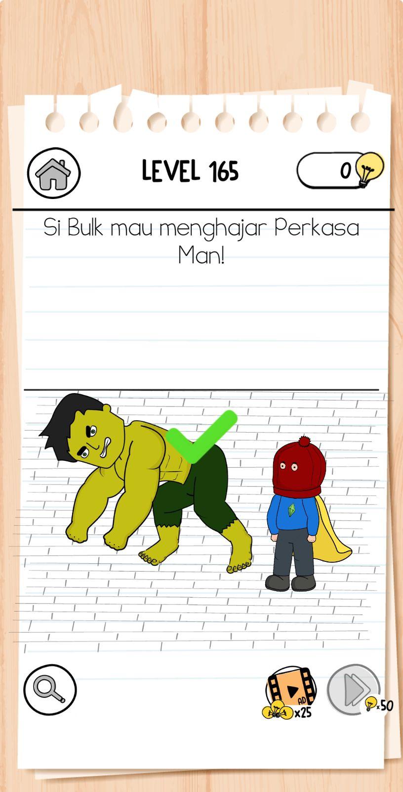 Ilustrasi Game Brain Test 3 Tricky Quest Level 165