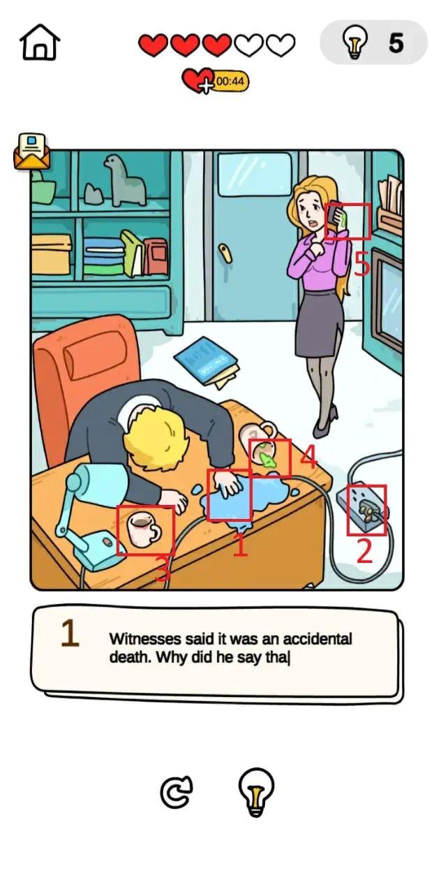 Inilah kunci jawaban game Brain Out Detektif level 10 Staf yang Bekerja Lembur.