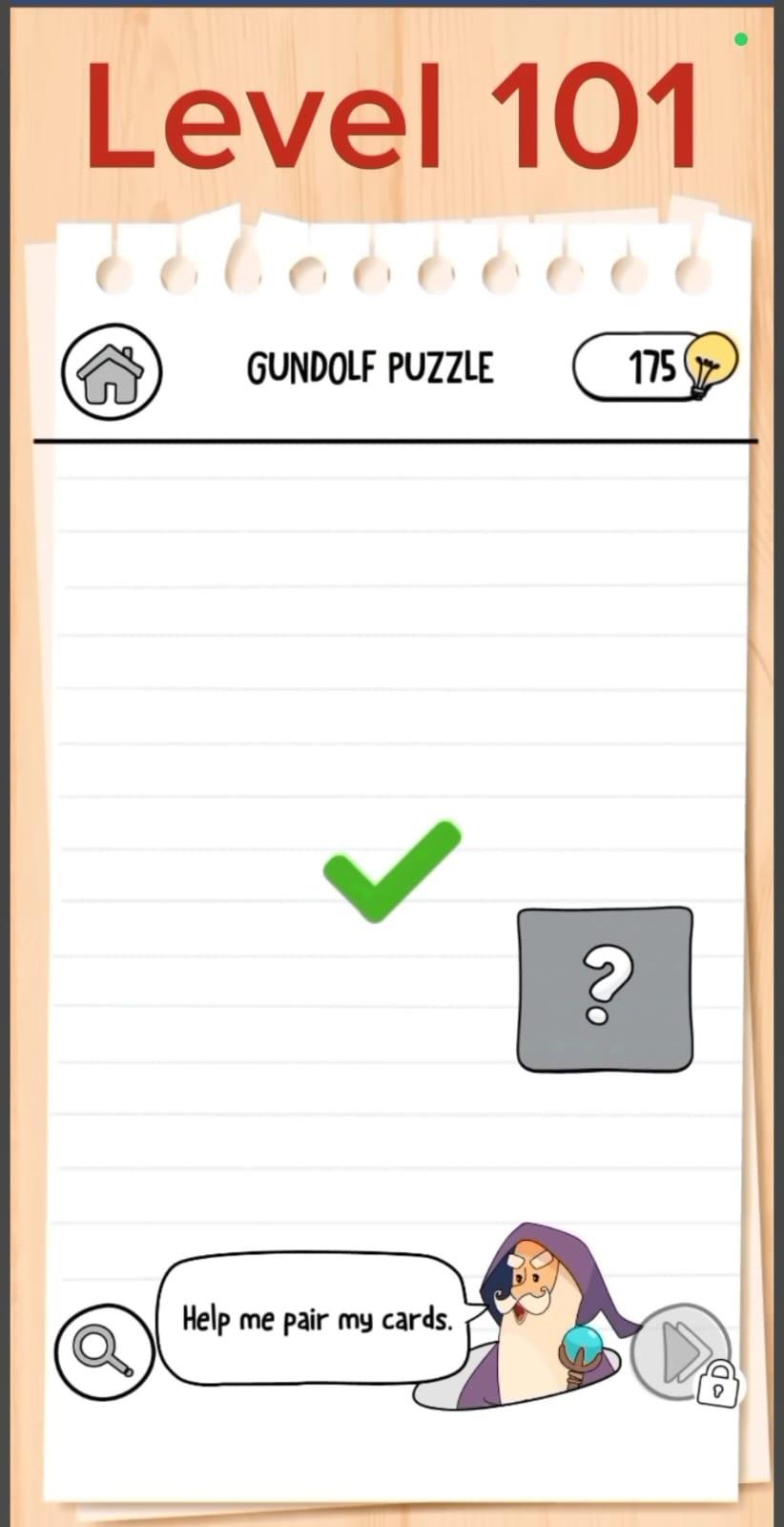 Ilustrasi kunci jawaban Brain Test 3 level 101