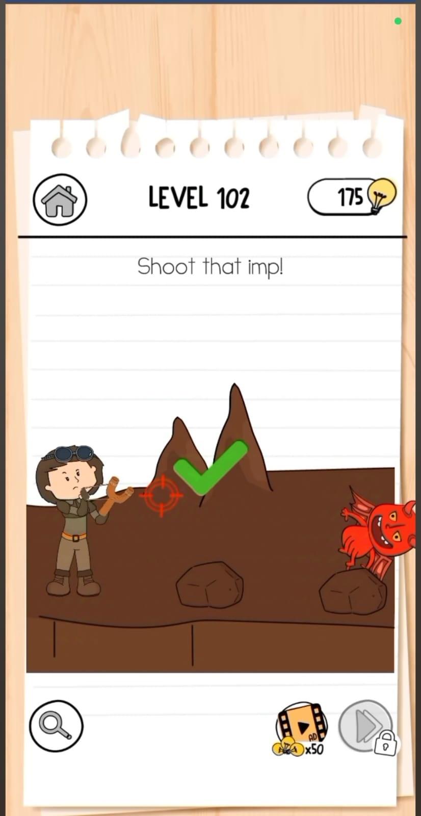 Ilustrasi kunci jawaban Brain Test 3 level 102