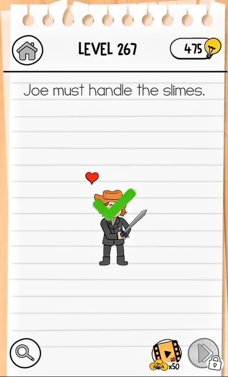 Ilustrasi Kunci Jawaban Game Brain Test 3 Tricky Quest Level 267