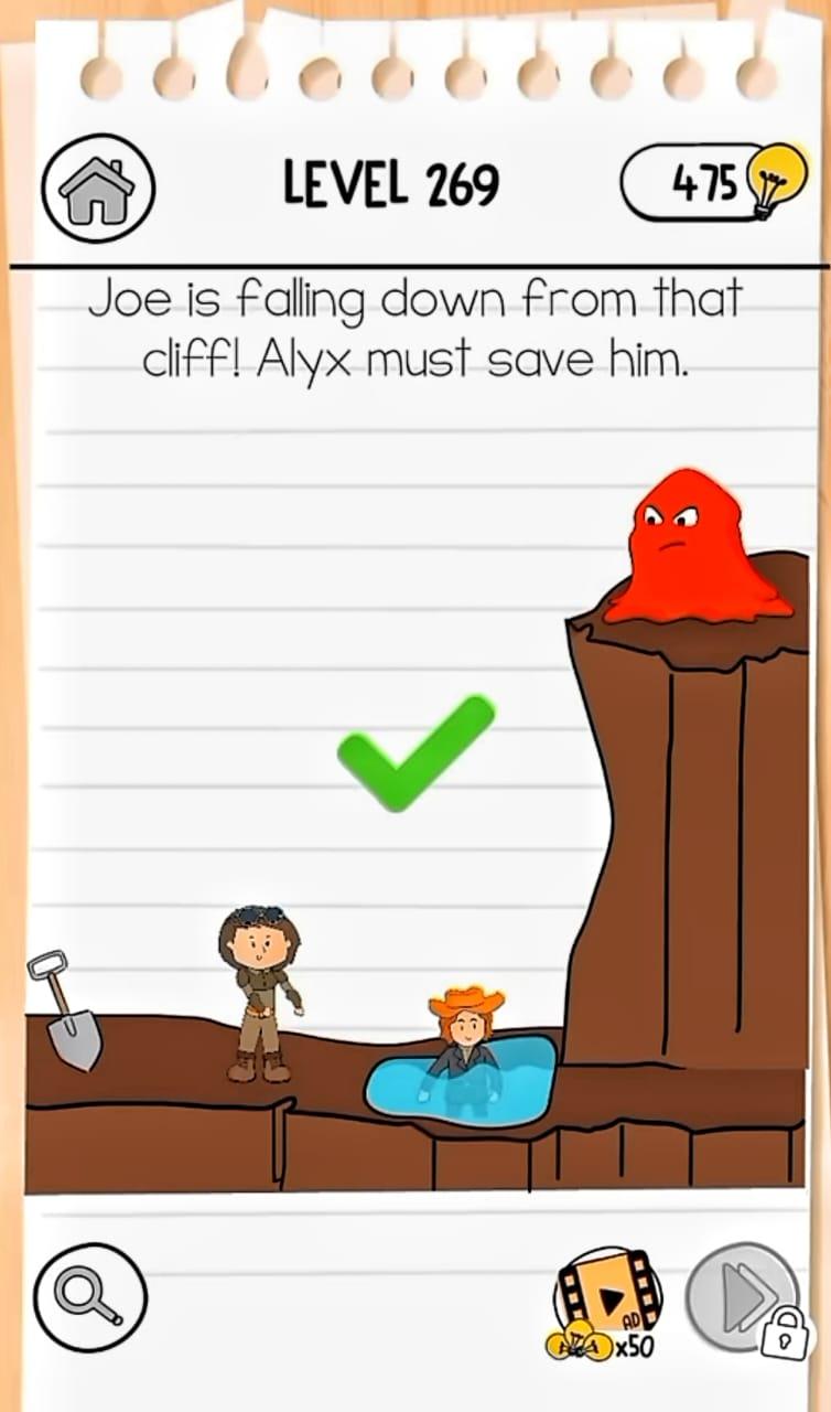 Ilustrasi Kunci Jawaban Game Brain Test 3 Tricky Quest Level 269
