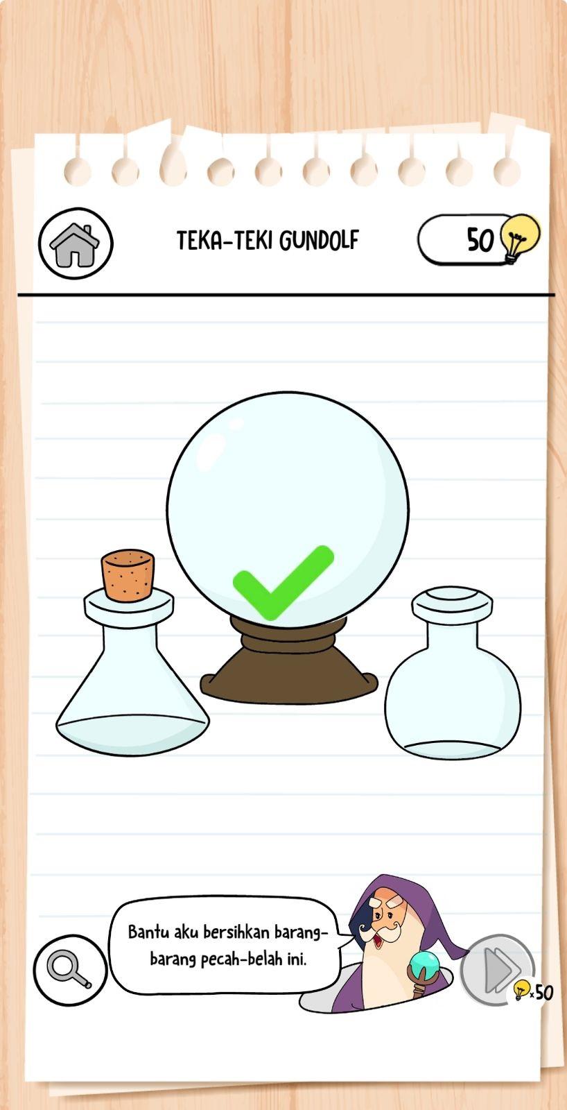 Ilustrasi kunci jawaban level 18