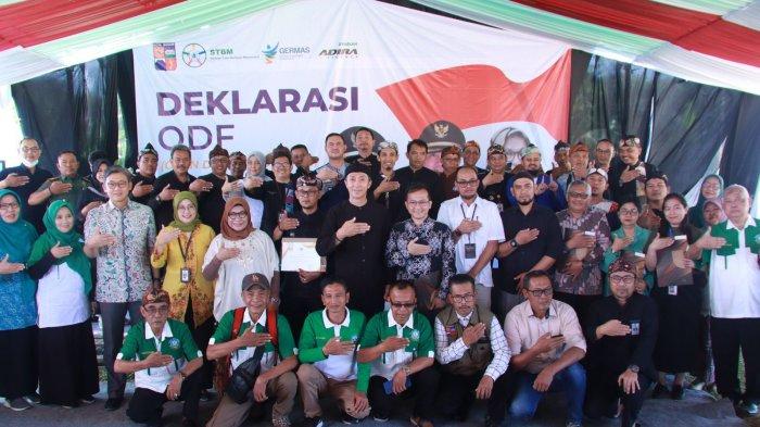 Akselerasi ODF di Kota Bogor ditandai dengan deklarasi ODF oleh 19 kelurahan yang juga dihadiri oleh perwakilan masyarakat yang dilaksanakan di Lapangan Poncol, Kelurahan Bojongkerta, Kecamatan Bogor Selatan, Kota Bogor, Kamis (20/7/2023).