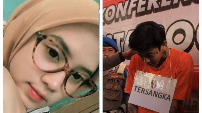 Kolase Fitria Wulandari dengan Alung, kasus pembunuhan wanita muda di Bogor.