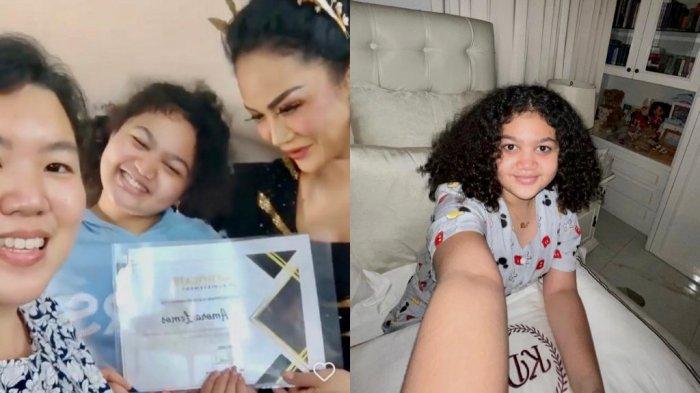 Putri Krisdayanti bersama Raul Lemos yakni Amora Lemos
