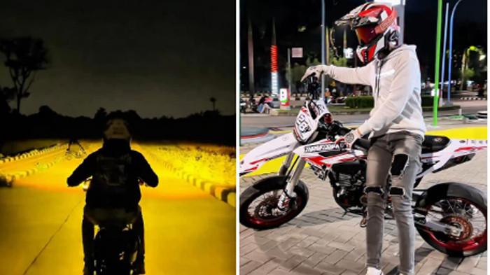 Unggahan video motovlog yang menunjukan aktivitas negatif di sekitaran Stadion Pakansari, Kabupaten Bogor (Istimewa)