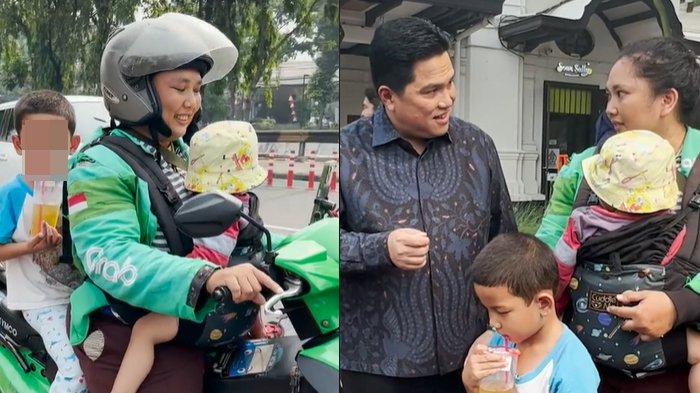 Cerita Ibu Driver Ojek Online Bawa 2 Anak Saat Cari Order, Tetangga Kos Ungkap Pekerjaan Suami