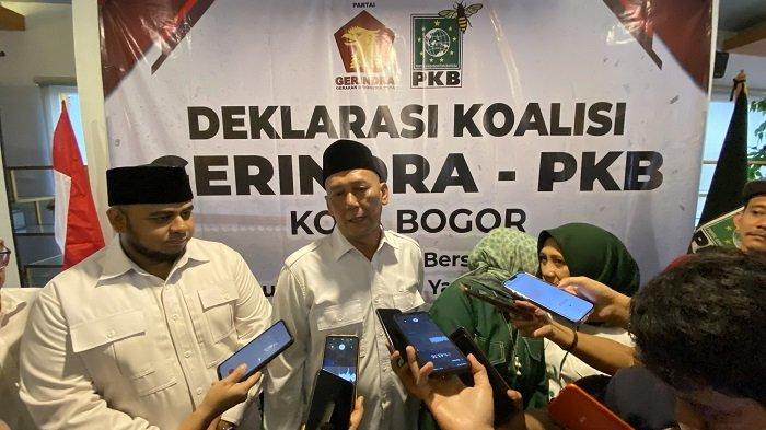 Deklarasi koalisi Partai Gerindra PKB Kota Bogor untuk ajang Pulwalkot Bogor 2024.