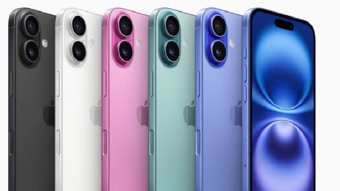 Deretan warna iPhone 16 dan iPhone 16 Plus edisi 2024