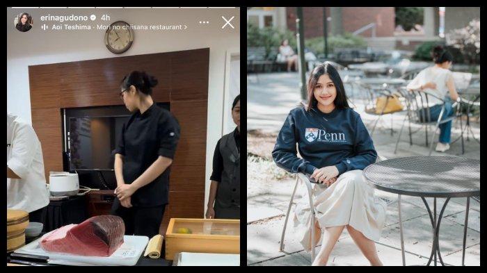 Erina Gudono dan unggahan makan mewah berkonsep Omakase di RS setelah bersalin.