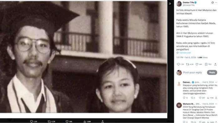 POLEMIK IJAZAH JOKOWI - Foto yang disebut sebagai Hari Mulyono, Adik Ipar yang Disebut Pemilik Ijazah Jokowi oleh Roy Suryo Cs.