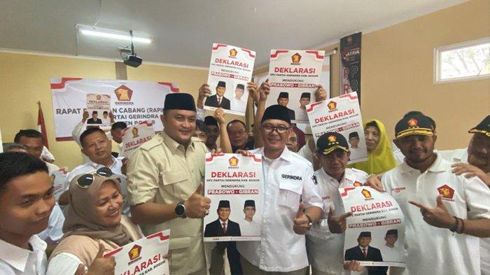 Partai Gerindra amankan 12 kursi DPRD Kabupaten Bogor pada Pemilu 2024, Kamis (12/10/2023).