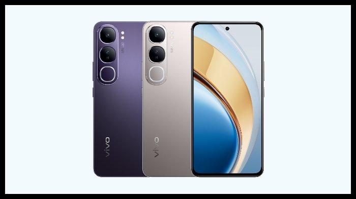 ILUSTRASI VIVO V40 LITE 5G warna Carbon Black dan Titanium Silver