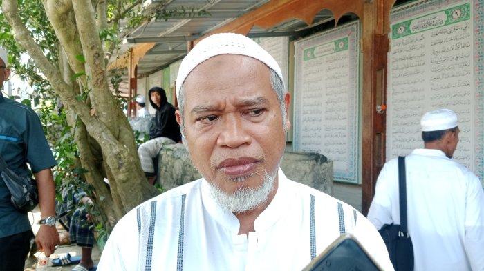 Ichwan Tuankotta ditemui saat pemakaman istri Habib Rizieq Shihab di Markaz Syariah, Megamendung, Kabupaten Bogor, Minggu (17/12/2023).