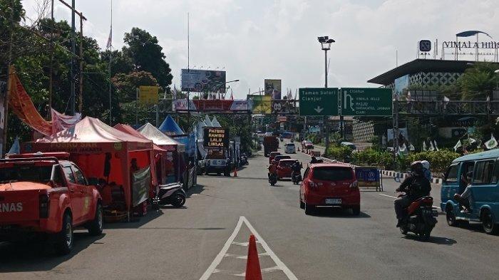 Ilustrasi Mudik di Jalan Raya Puncak Bogor, Rabu (19/4/2023) lalu.