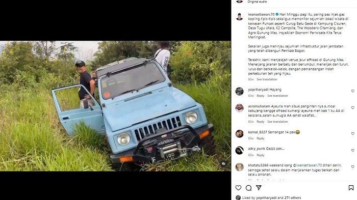 Menengok Hobi Bupati Bogor, Iwan Setiawan Sering Jalan-jalan Naik Mobil Off-Road yang Nunggak Pajak
