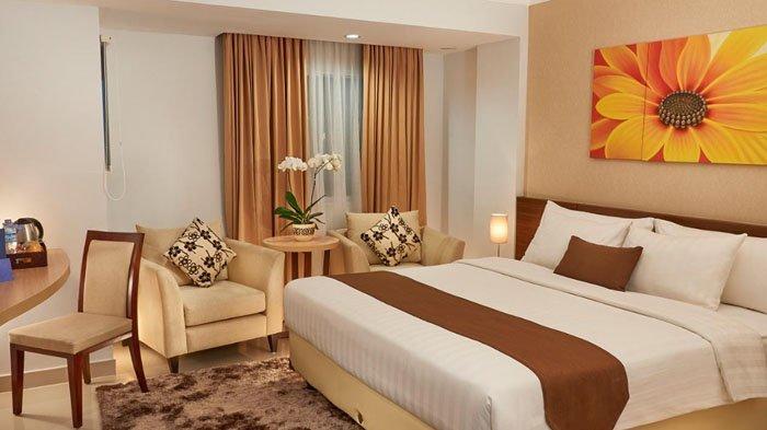 Kamar tipe Deluxe di Bogor Valley Hotel, Tanah Sareal Bogor