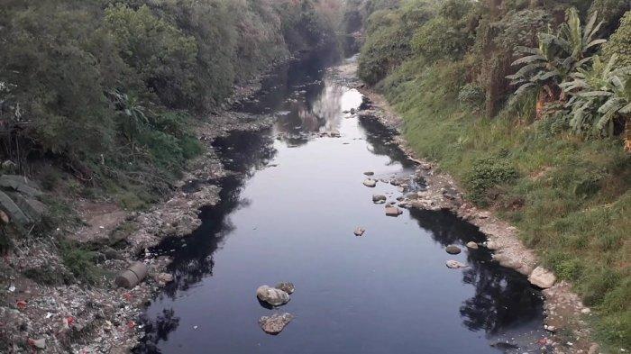 Kondisi Sungai Cileungsi pada September 2023.