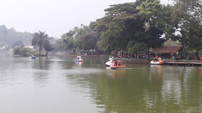 Kondisi Situ Gede Kota Bogor, Minggu (24/9/2023).