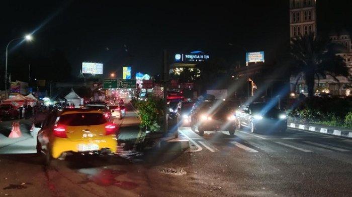 Kondisi Terkini Jalan Raya Puncak Bogor Sudah Normal Dua Arah, Senin (25/12/2023).