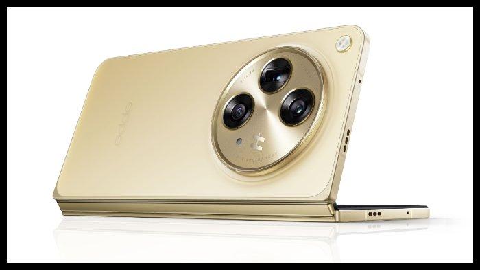 Oppo Find N3 Fold warna Champagne Gold
