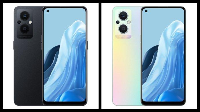 Oppo Reno7 Z 5G warna Black dan Rainbow