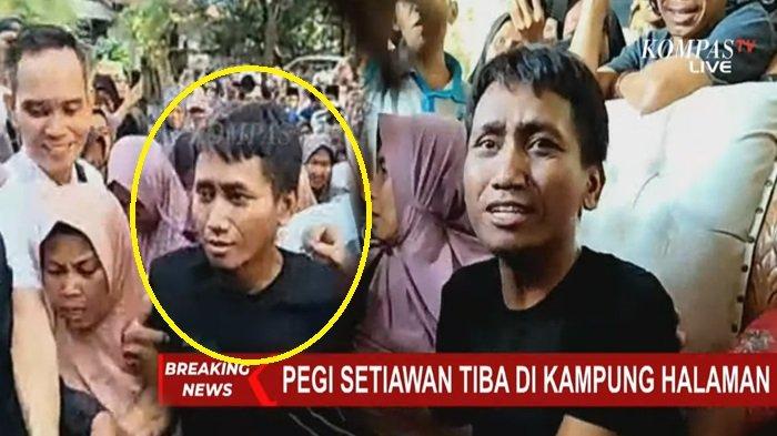 Pegi Setiawan seperti selebritis disambut ratusan warga saat pulang ke kampung halamannya hingga Duduk di Kursi Singgasana