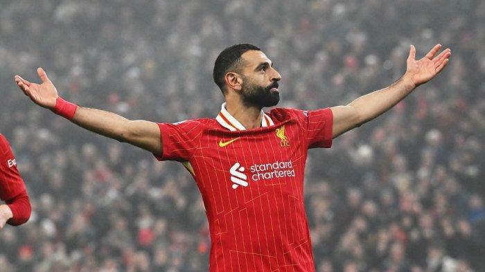 Penyerang sayap Liverpool, Mohamed Salah.
