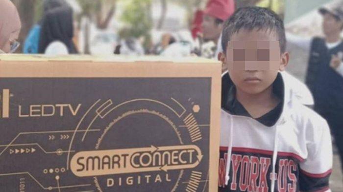 Pilu bocah 12 tahun hadiah umrah ditukar dispenser