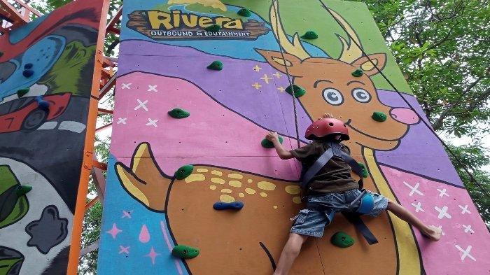 Rivera Bogor, tempat wisata outbound dan edutainment cocok untuk anak yang senang naik wahana di luar ruangan yang menyatu dengan alam.