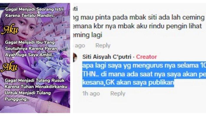Tangkapan layar - Siti, mantan TKI merasa berjuang sendiri usai ditinggal Sha Wang.