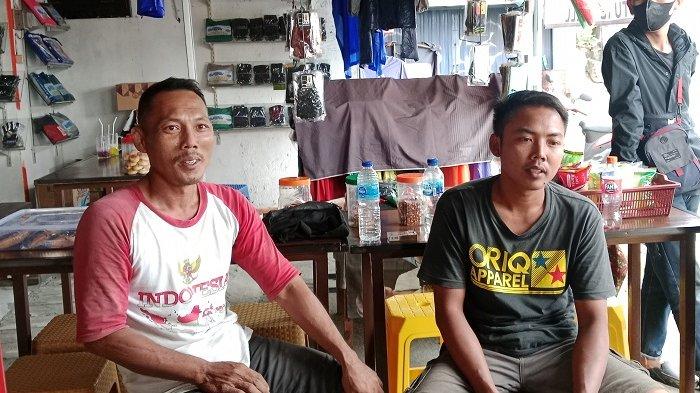 Sopir dan Kernet Truk Membawa Semen Putih yang Alami Kecelakaan di Tanjakan Selarong, Kamis (3/8/2023).