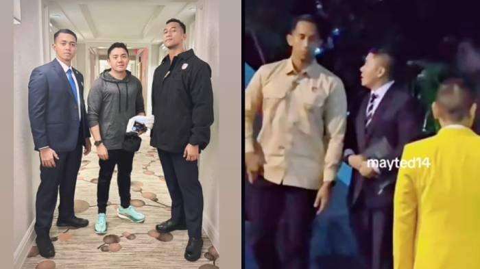 KEDEKATAN KAPTEN DALI DAN MAYOR TEDDY - Sosok Kapten Inf Dali Darulqutni, Pasukan Pengaman Presiden (Paspampres) yang ditegur Sekretaris Kabinet, Mayor Teddy Indra Wijaya.