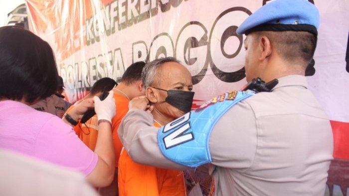 Tampang Mamad Supriatna, Marbot yang tega cabuli 10 orang anak dibawah umur, Jumat (13/10/2023).