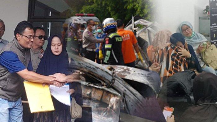 Wajah Sedih Ibu Terima Jasad Korban Gran Max di KM 58 Tol Cikampek
