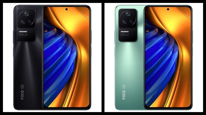 Xiaomi Poco F4 warna Night Black dan Nebula Green