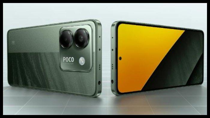 HP POCO - Ilustrasi HP Xiaomi Poco M7 Pro 5G warna Green.