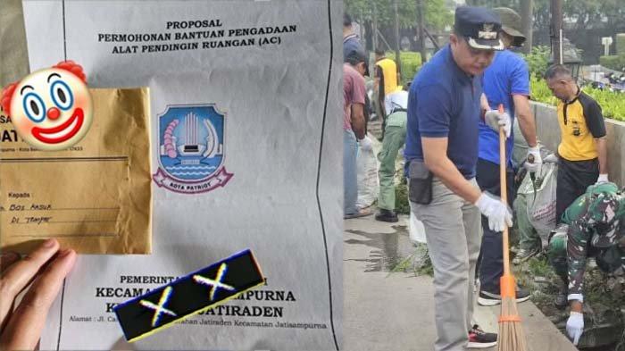 LURAH BEKASI VIRAL: Tangkapan layar sosok dan profil lurah Jatiraden wilayah Kecamatan Jatisampurna Bekasi, Agus Budiyanto yang tengah jadi sorotan lantaran viral kepergok minta sumbangan untuk beli AC ke warga, disadur pada Selasa (11/3/2025).