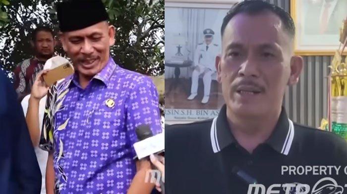 JEJAK KARIR ARSIN: Tangkapan layar kolase foto dari Kades Kohod Arsin yang tengah viral pada Selasa (11/2/2025). Intip jejak karir dan profesi Arsin, Kades Kohod Tangerang yang mendadak hilang setelah rumahnya digeledah imbas kasus pagar laut. Arsin dulunya cuma kuli bangunan borongan.